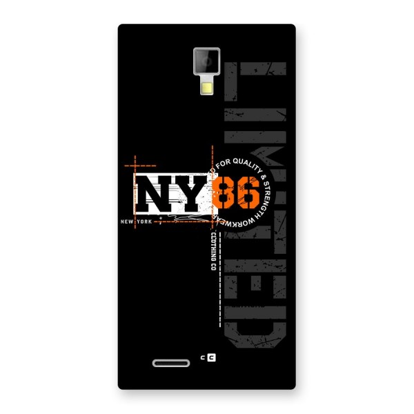New York Limited Back Case for Canvas Xpress A99