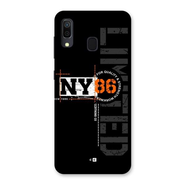 New York Limited Back Case for Galaxy A20