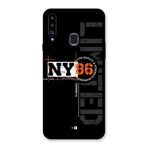 New York Limited Back Case for Galaxy A20s