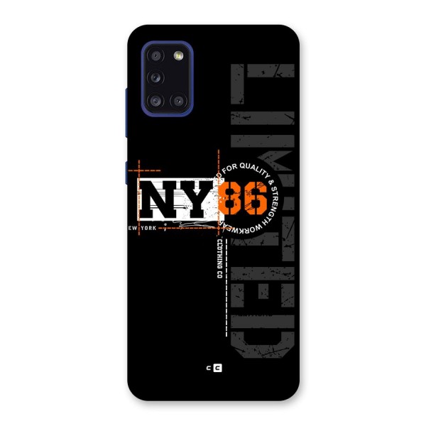 New York Limited Back Case for Galaxy A31