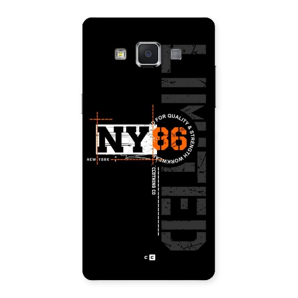 New York Limited Back Case for Galaxy A5