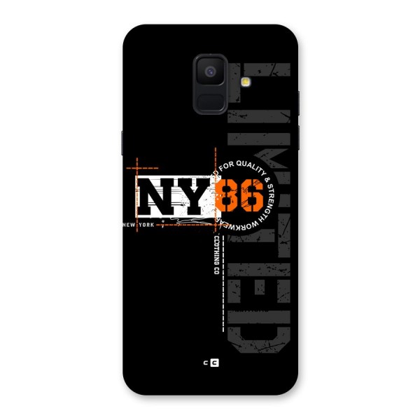 New York Limited Back Case for Galaxy A6 (2018)