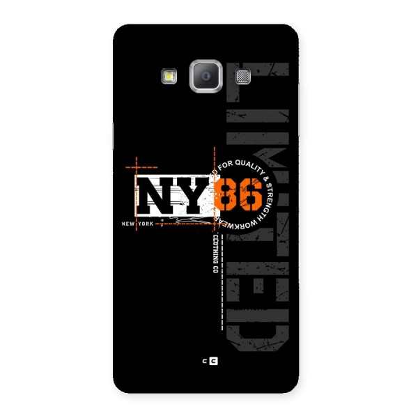 New York Limited Back Case for Galaxy A7
