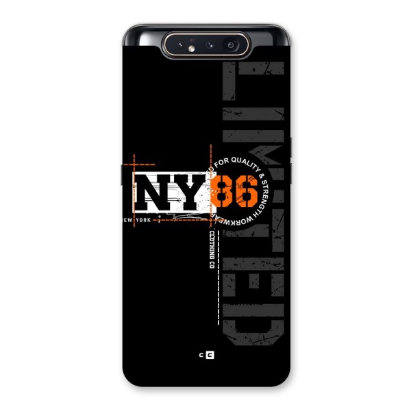 New York Limited Back Case for Galaxy A80