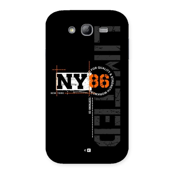 New York Limited Back Case for Galaxy Grand