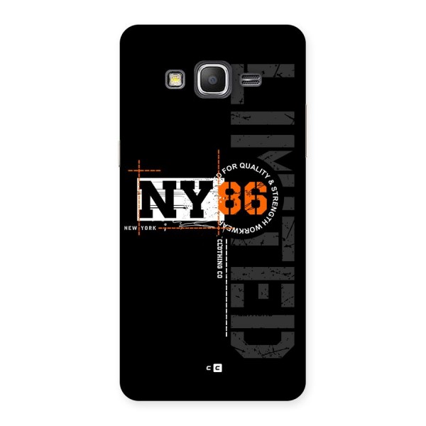 New York Limited Back Case for Galaxy Grand Prime