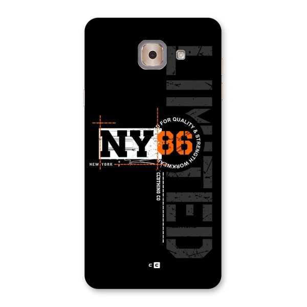 New York Limited Back Case for Galaxy J7 Max