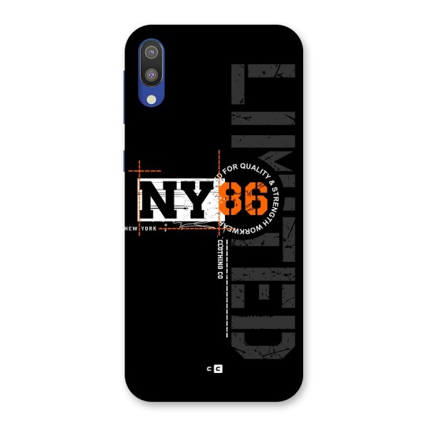 New York Limited Back Case for Galaxy M10