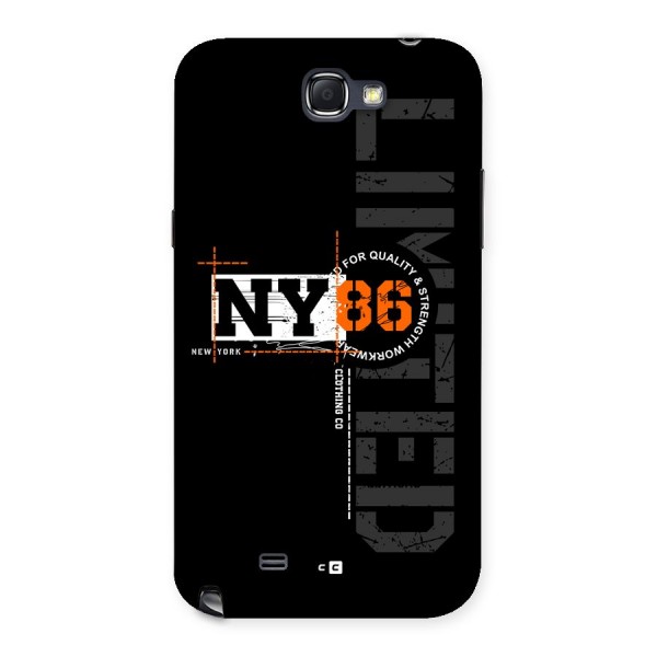 New York Limited Back Case for Galaxy Note 2