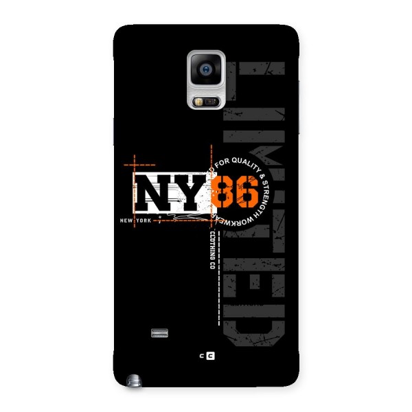 New York Limited Back Case for Galaxy Note 4