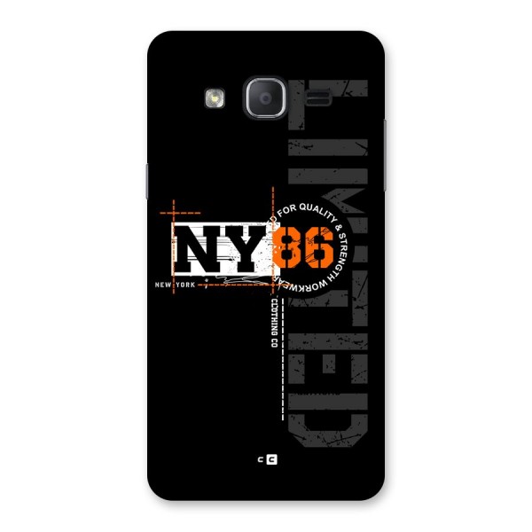 New York Limited Back Case for Galaxy On7 2015