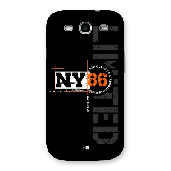 New York Limited Back Case for Galaxy S3 Neo