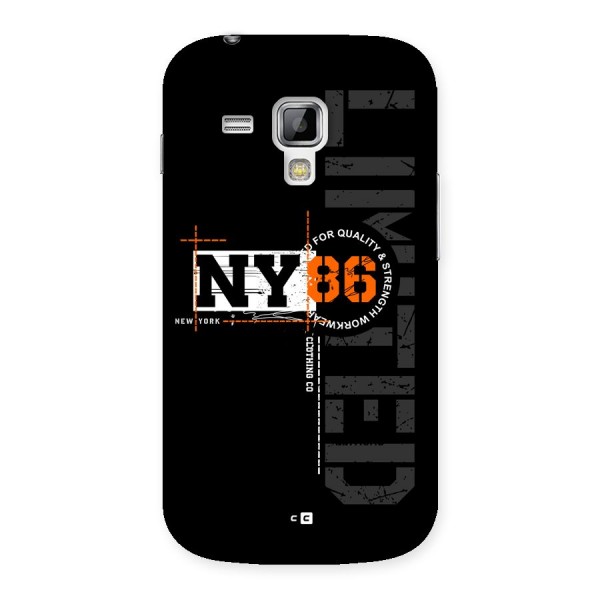 New York Limited Back Case for Galaxy S Duos
