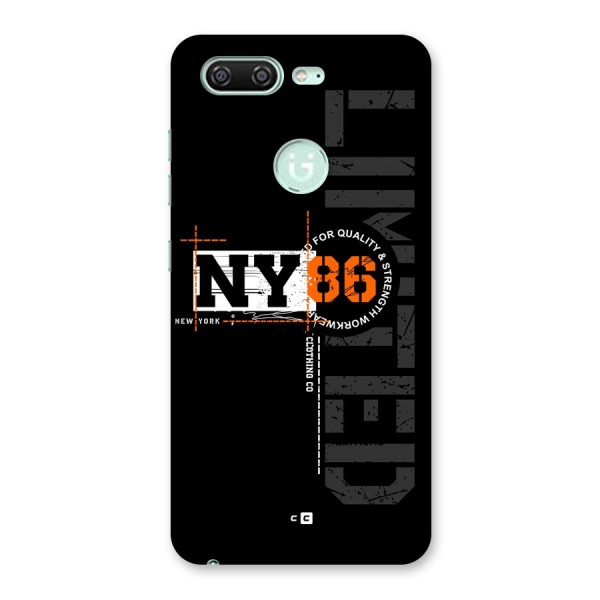 New York Limited Back Case for Gionee S10