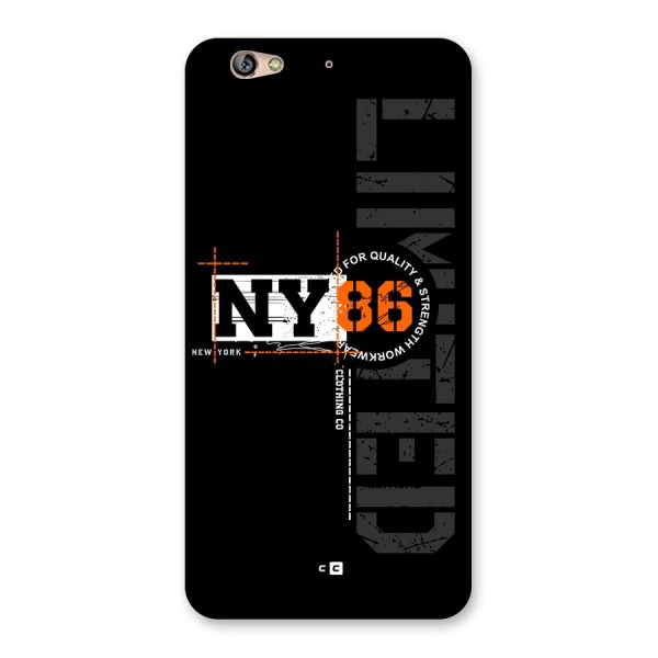 New York Limited Back Case for Gionee S6