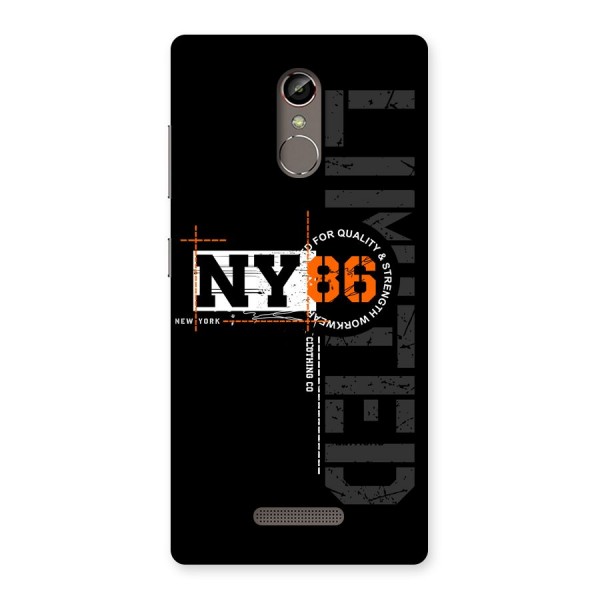 New York Limited Back Case for Gionee S6s