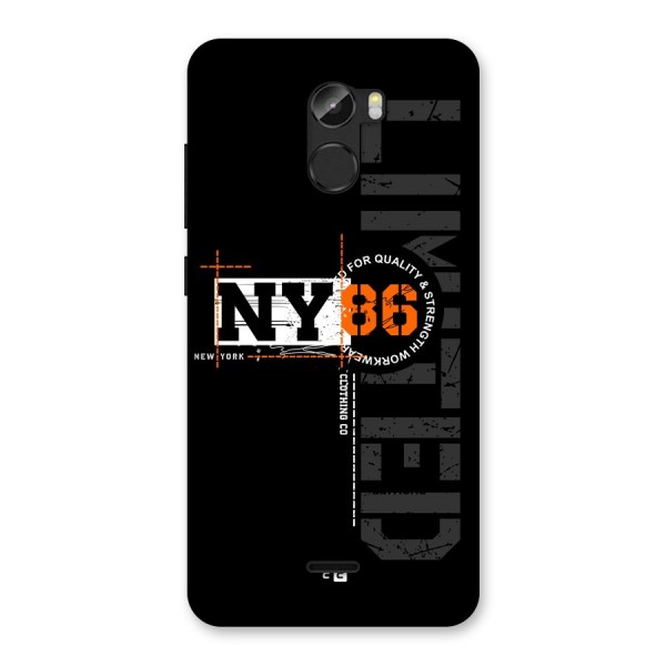 New York Limited Back Case for Gionee X1