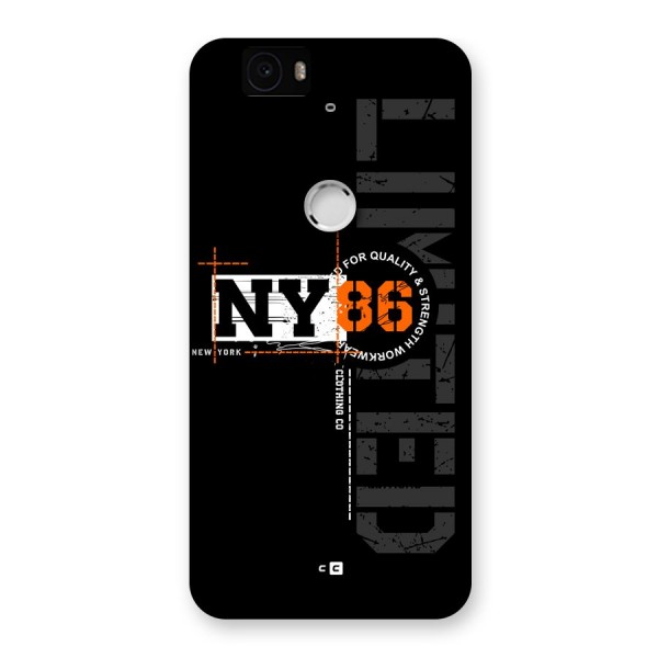 New York Limited Back Case for Google Nexus 6P