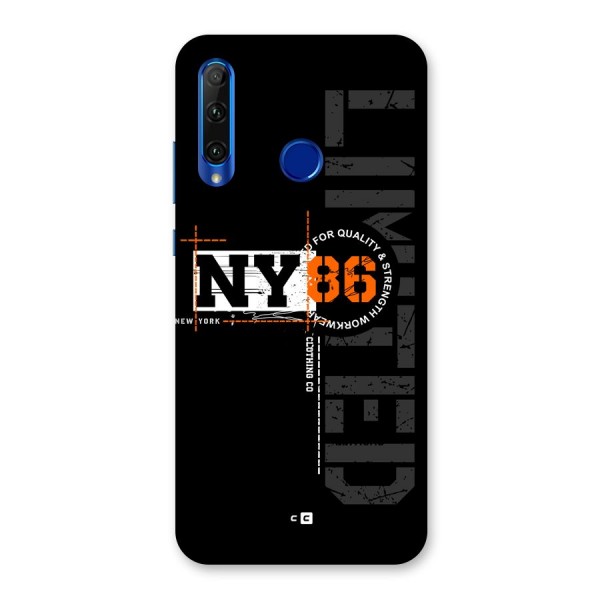 New York Limited Back Case for Honor 20i