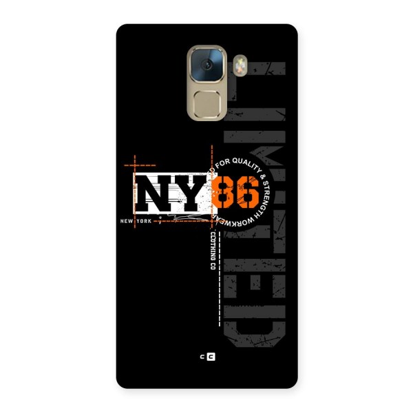 New York Limited Back Case for Honor 7
