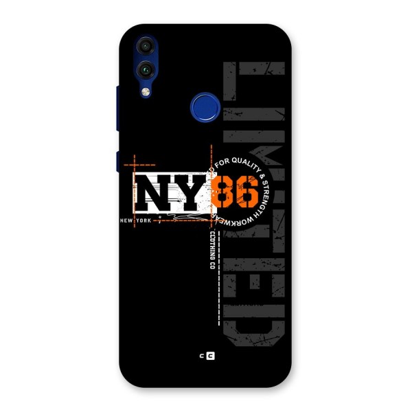 New York Limited Back Case for Honor 8C