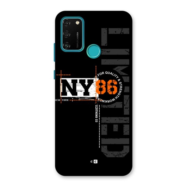 New York Limited Back Case for Honor 9A
