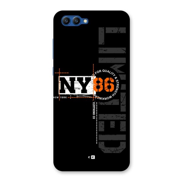 New York Limited Back Case for Honor View 10
