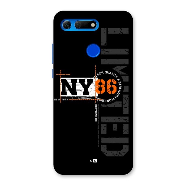 New York Limited Back Case for Honor View 20
