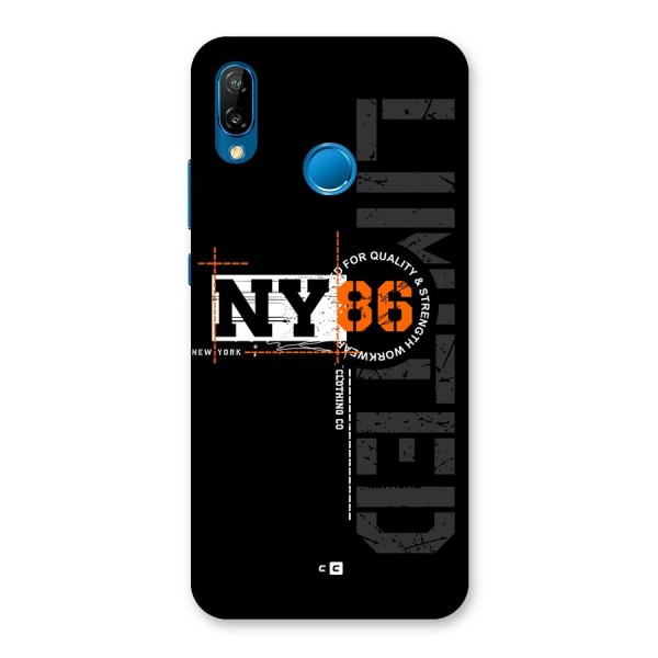 New York Limited Back Case for Huawei P20 Lite