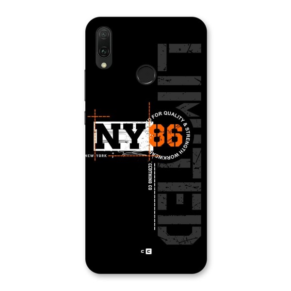 New York Limited Back Case for Huawei Y9 (2019)