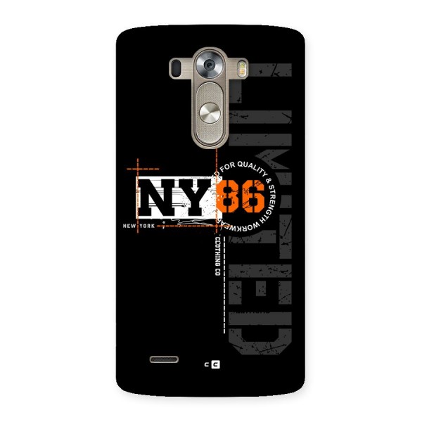 New York Limited Back Case for LG G3