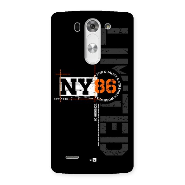New York Limited Back Case for LG G3 Beat