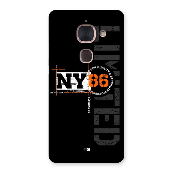 New York Limited Back Case for Le Max 2