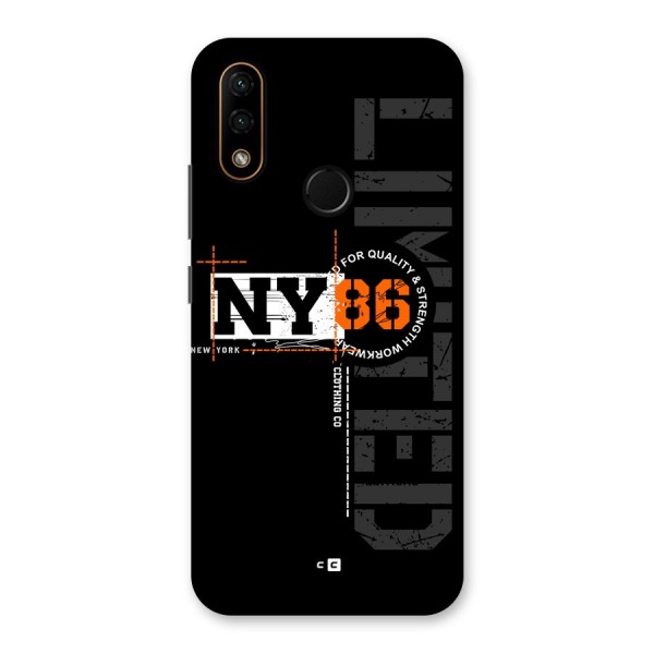 New York Limited Back Case for Lenovo A6 Note