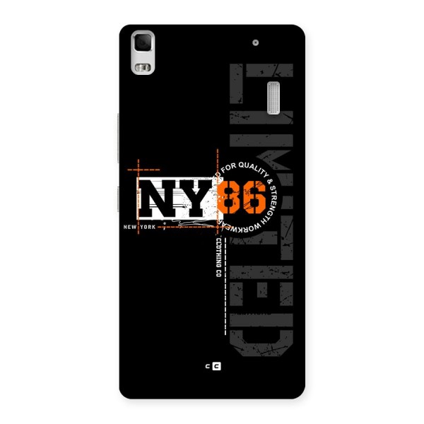 New York Limited Back Case for Lenovo K3 Note