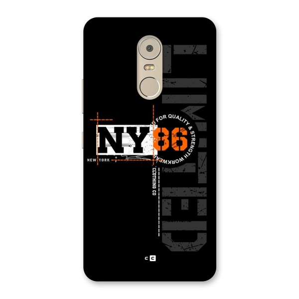 New York Limited Back Case for Lenovo K6 Note