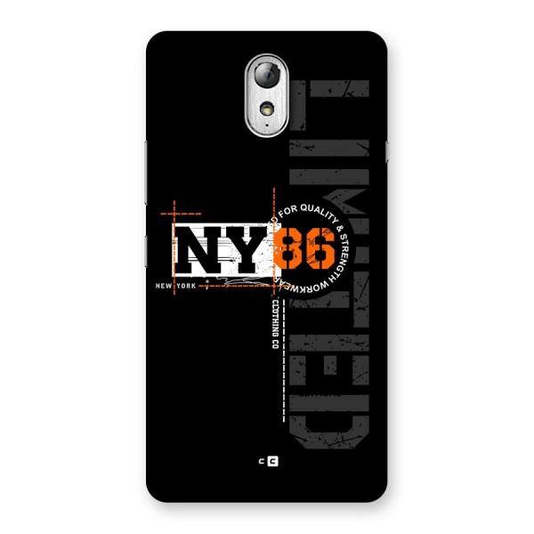 New York Limited Back Case for Lenovo Vibe P1M