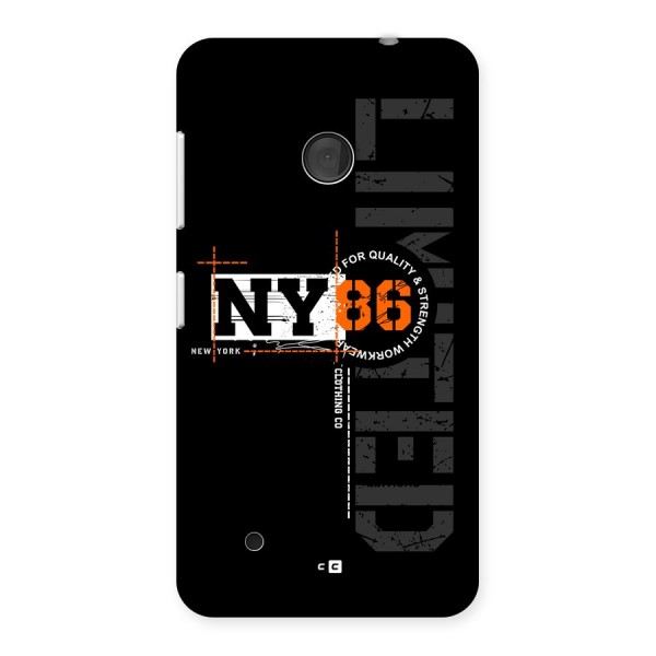 New York Limited Back Case for Lumia 530