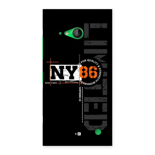 New York Limited Back Case for Lumia 730