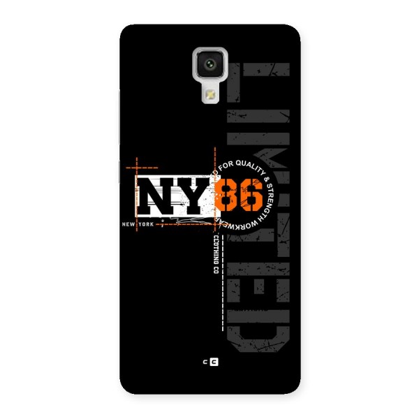 New York Limited Back Case for Mi4