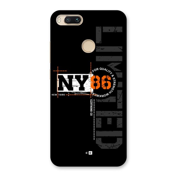 New York Limited Back Case for Mi A1