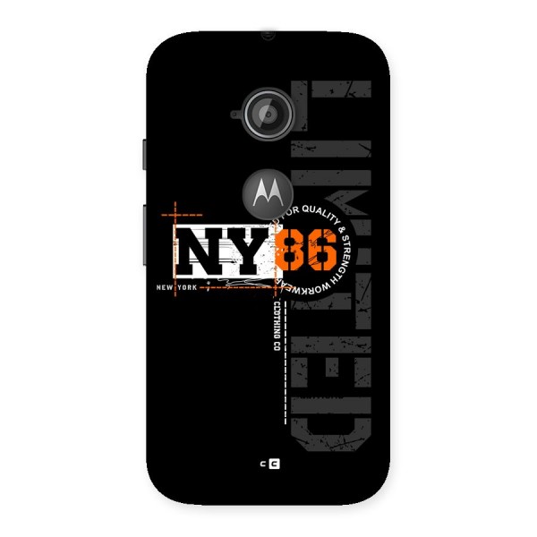 New York Limited Back Case for Moto E 2nd Gen