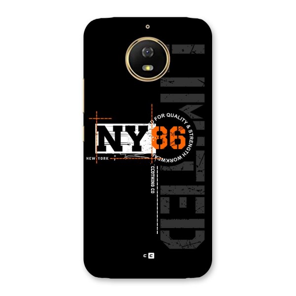 New York Limited Back Case for Moto G5s