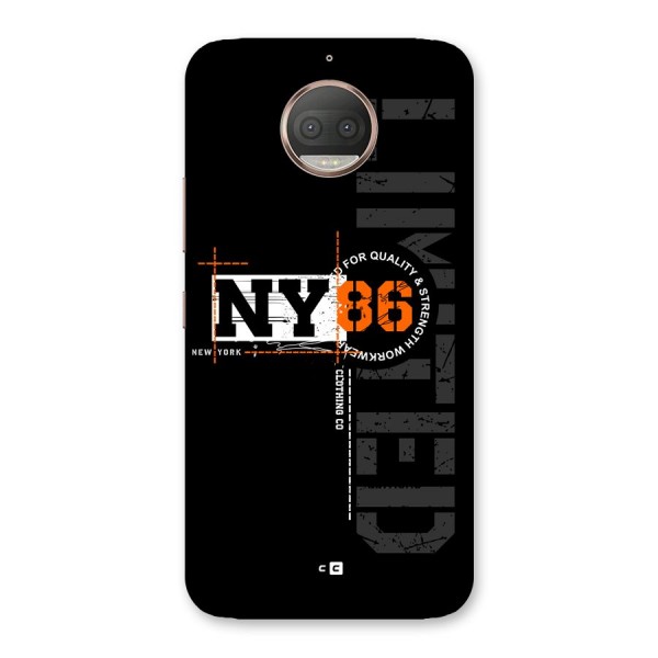 New York Limited Back Case for Moto G5s Plus