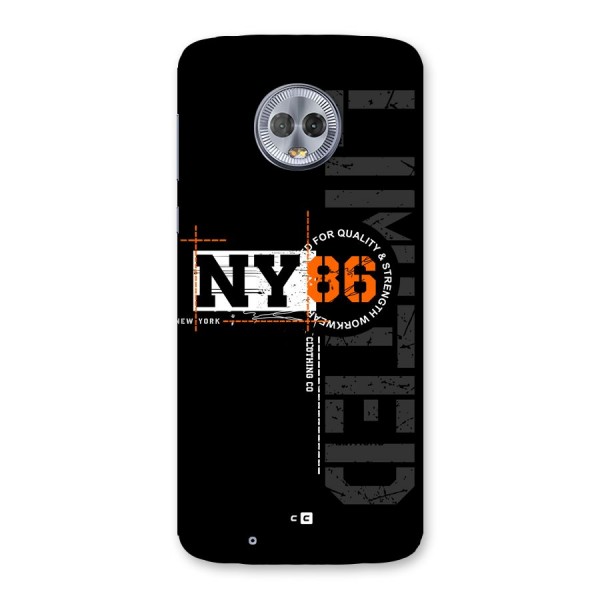 New York Limited Back Case for Moto G6