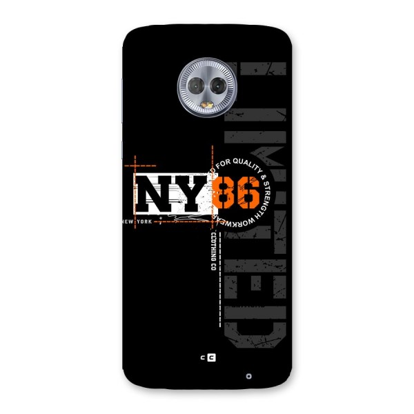 New York Limited Back Case for Moto G6 Plus