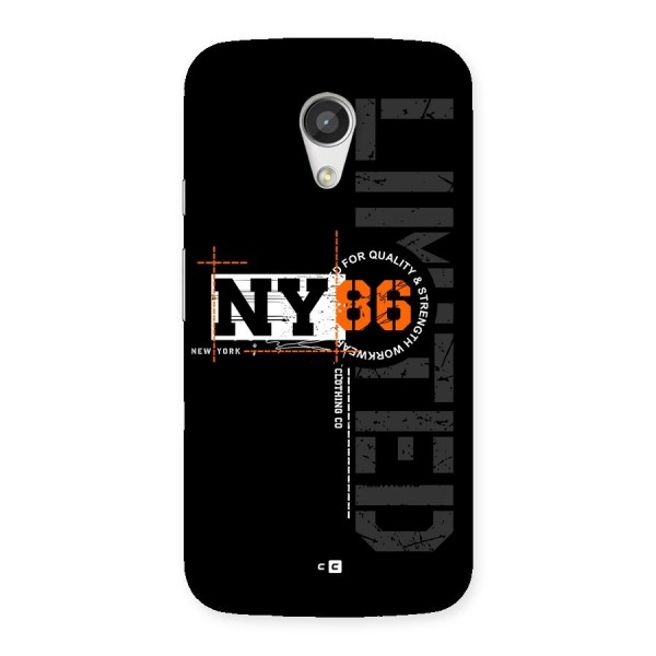 New York Limited Back Case for Moto G 2nd Gen