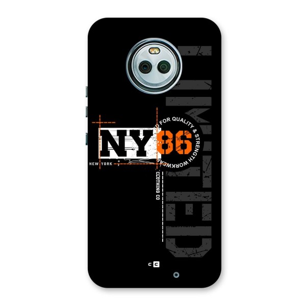 New York Limited Back Case for Moto X4