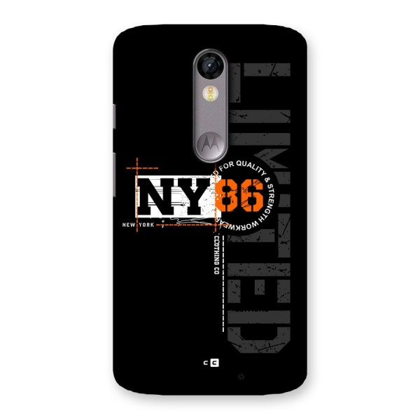 New York Limited Back Case for Moto X Force