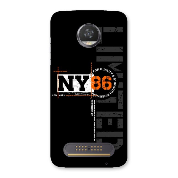 New York Limited Back Case for Moto Z2 Play